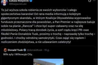 Politycy reagują na występ Tuska w Ranczu