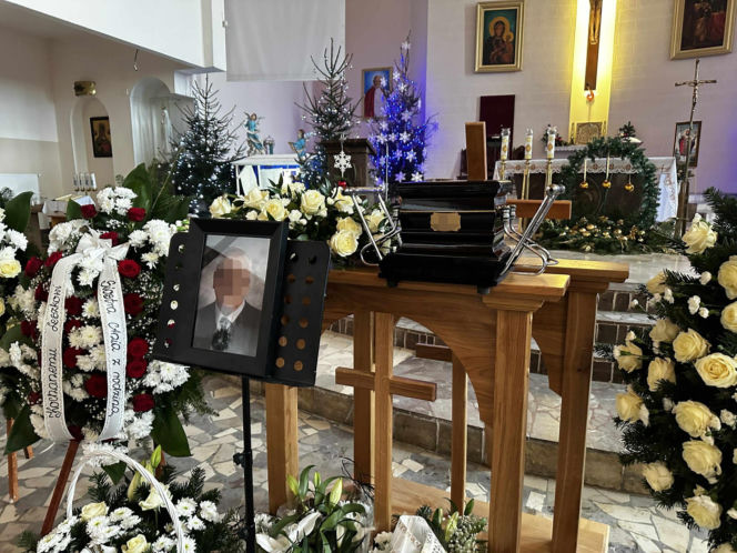 Pogrzeb taksówkarza z Giżycka