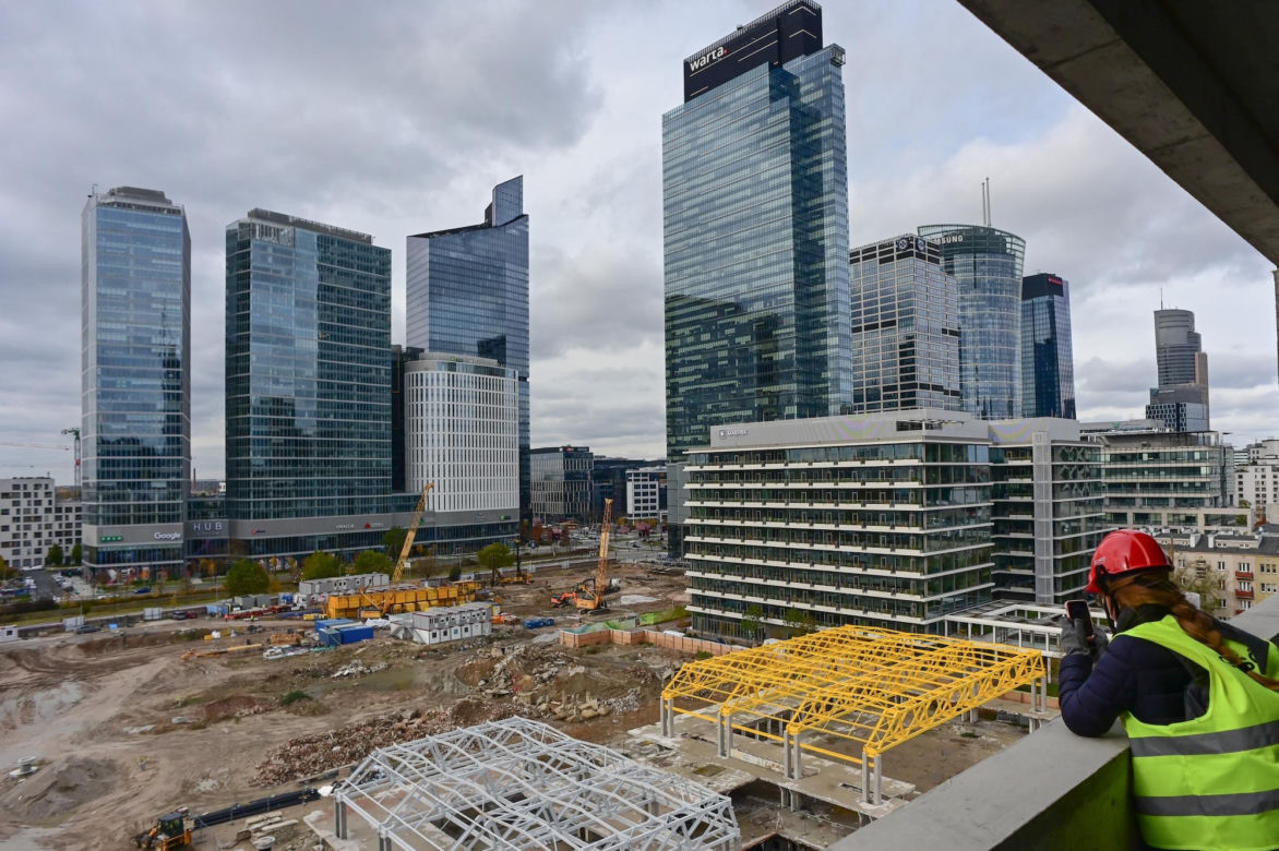 Trwa budowa luksusowych apartamentów w centrum stolicy