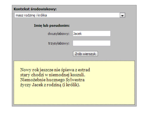 Generator świątecznych życzeń i życzeń na nowy rok. Krótkie, rymowane, w sam raz na sms
