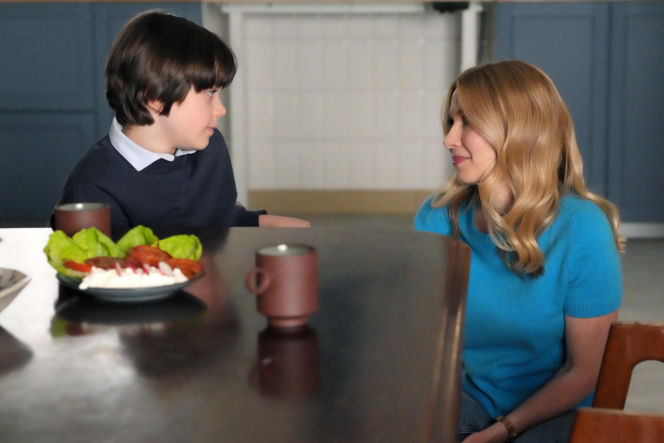 Barwy szczęścia, odcinek 3364: Dominika (Karolina Chapko), Mateuszek (Filip Kowalewicz)