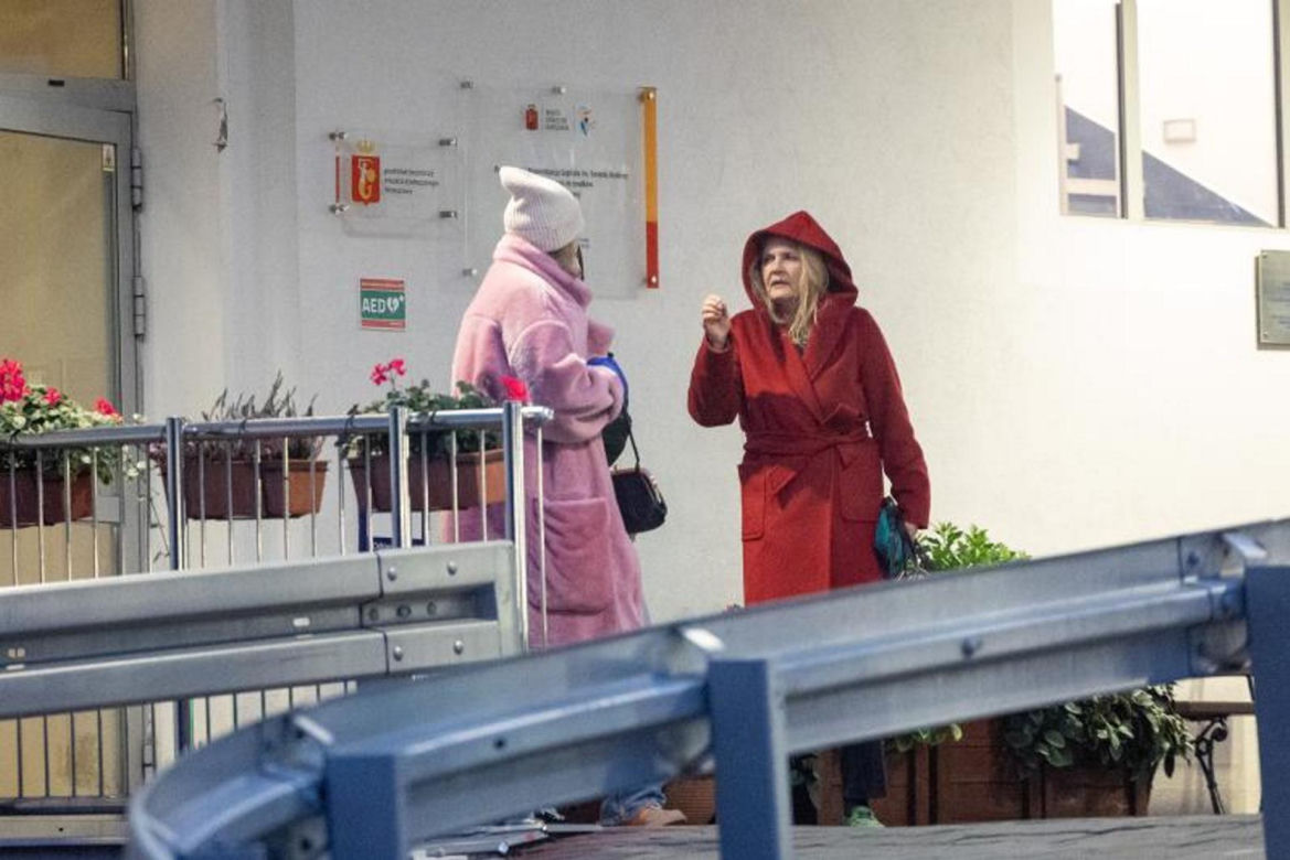 Grażyna Szapołowska w  szpitalu