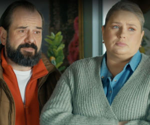 Barwy szczęścia, odcinek 3414: Aldona (Elżbieta Romanowska), Borys (Jakub Wieczorek)