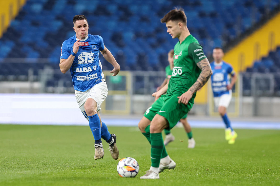kibice na meczu Ruch Chorzów - Warta Poznań