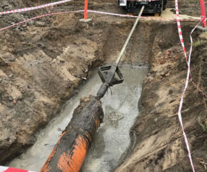Budowa węzła Granitowa - luty 2020