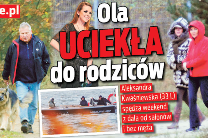 Ola uciekła do rodziców