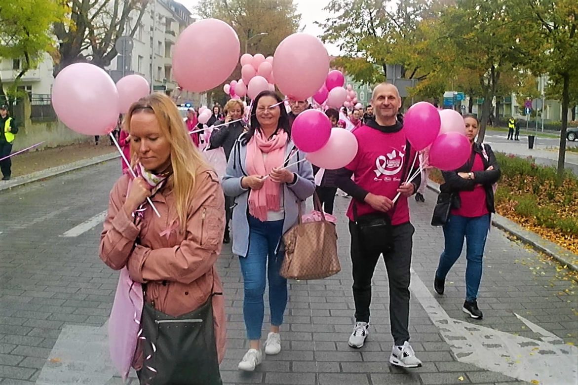 Marsz Różowej Wstążki w Szczecinie