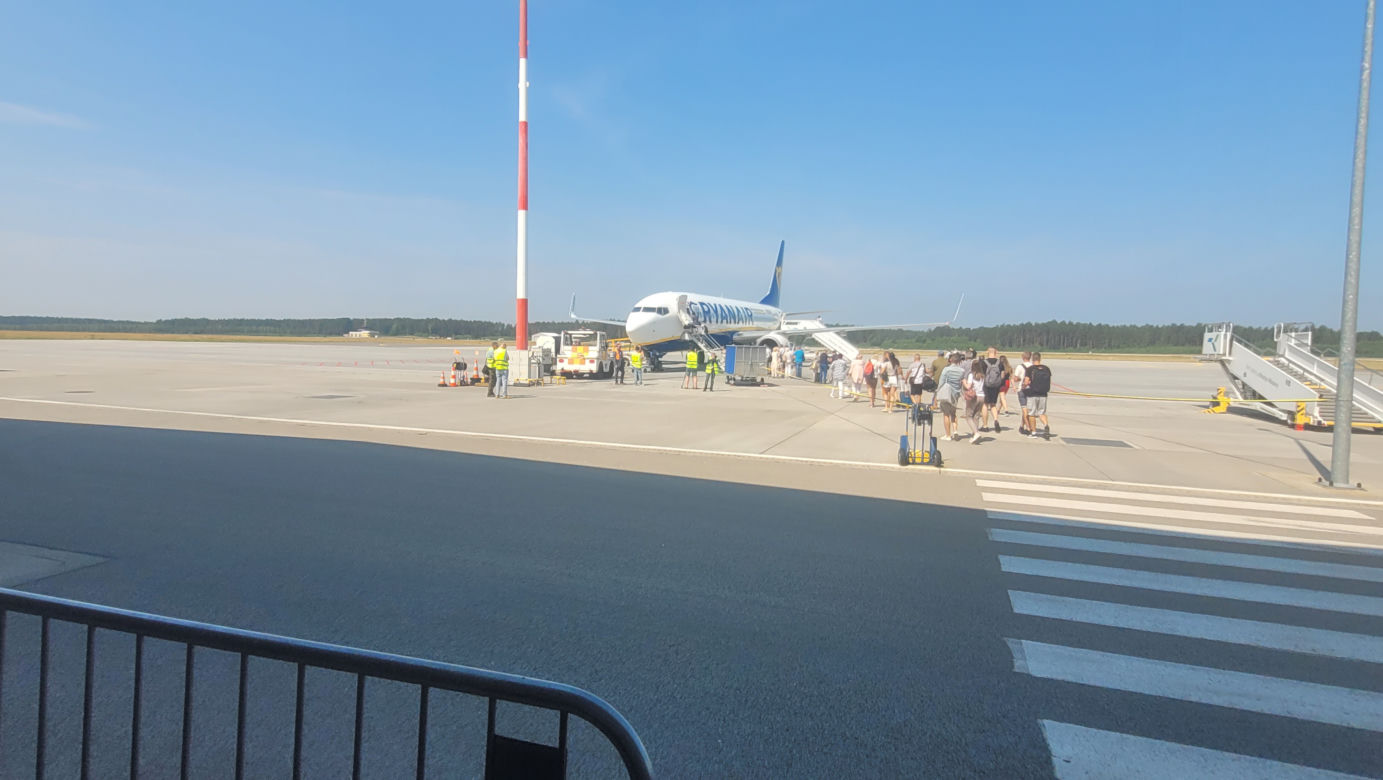 Nowy wakacyjny kierunek z lotniska w Szymanach. Pierwszy samolot do Turcji już odleciał [ZDJĘCIA]