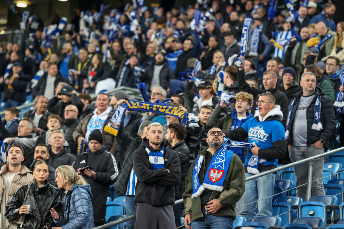 Lech Poznań - Sunderland: Zdjęcia kibiców i zawodników z meczu 3. kolejki fazy ligowej Ligi Europy 2026/27