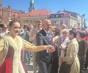 Rekordowy polonez na ulicach miasta. Tak mieszkańcu Lublina świętowali 3 maja