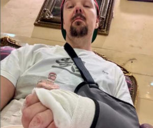 Michał Figurski trafił do szpitala. Szokujące ZDJĘCIA trafiły do sieci