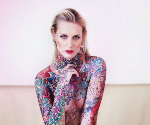 Zobacz najbardziej wytatuowaną modelkę świata