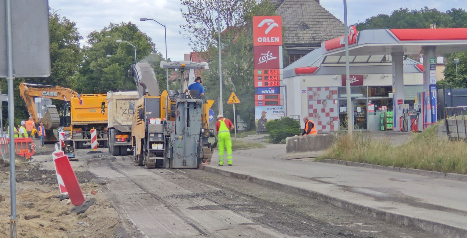 Budowa węzła Granitowa - lipiec 2020