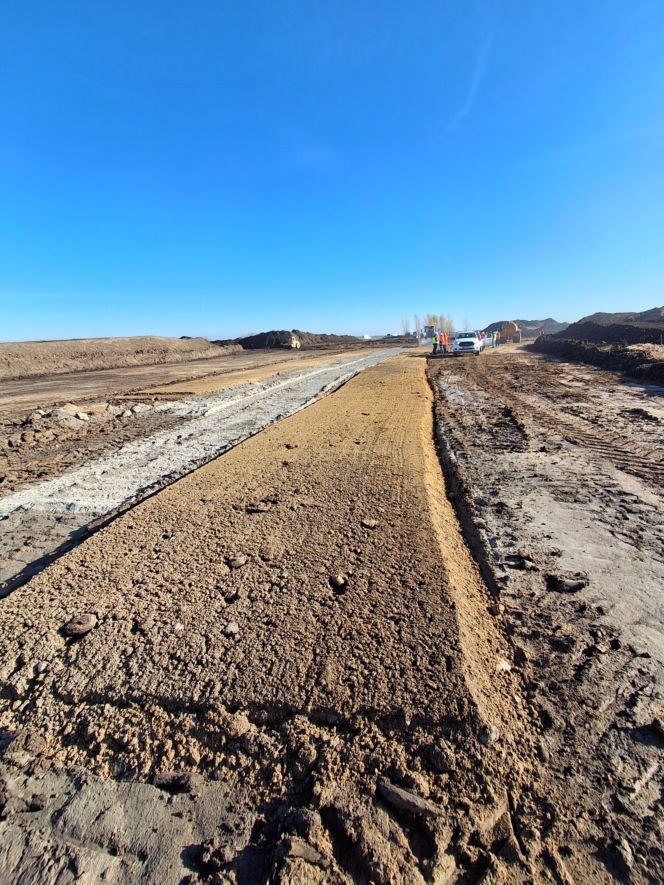 Prace na budowie odcinka S8 Kobierzyce Północ - Kobierzyce Południe