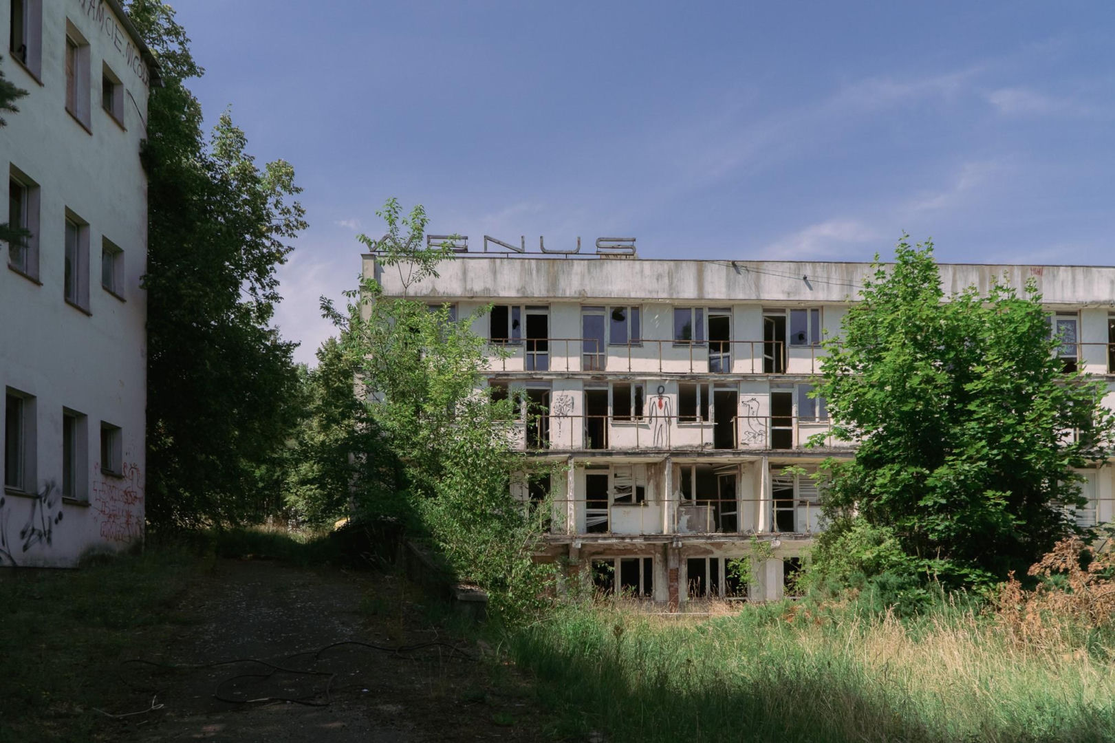 Ośrodek w Kiekrzu przed rozbiórką