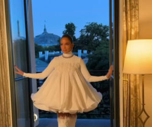 Jennifer Lopez w sukni Stephane'a Rollanda