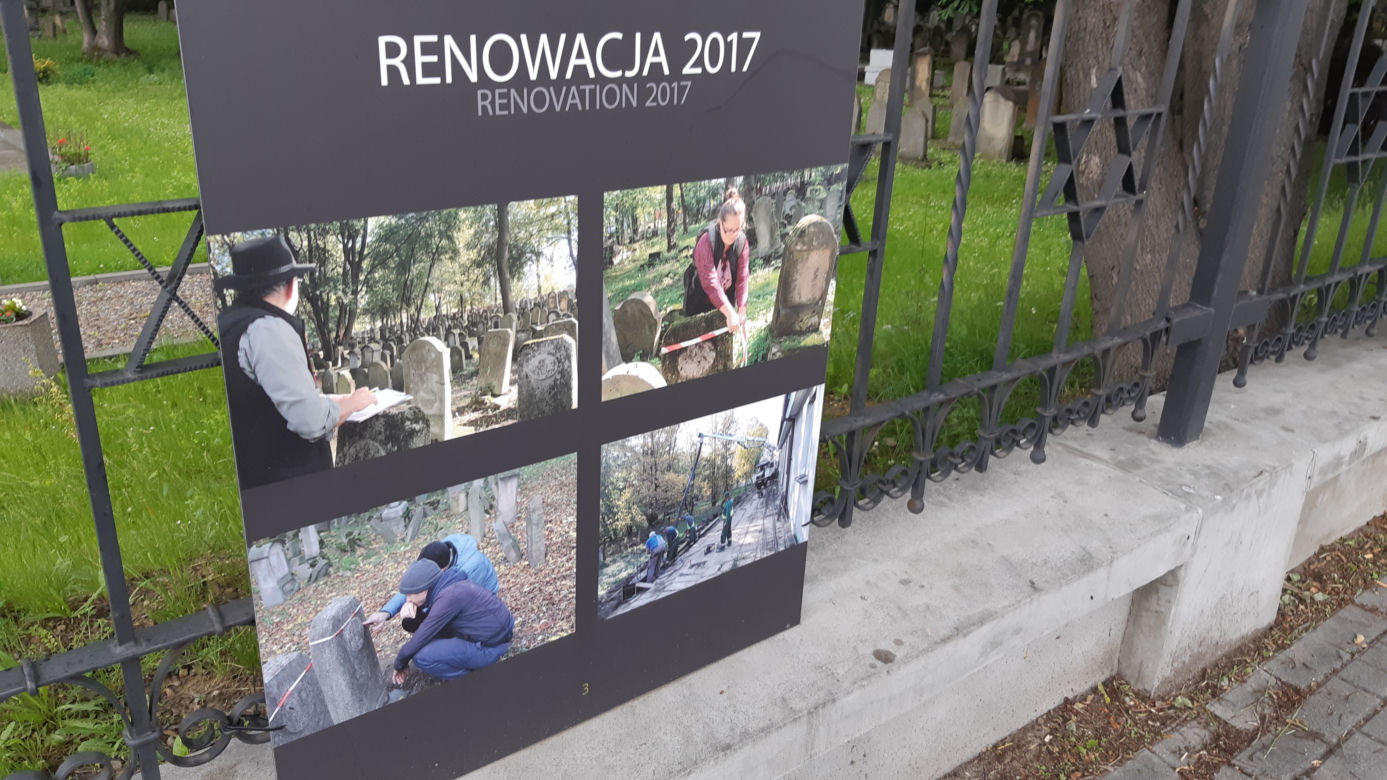 Kirkut pomalowany przez pseudo graficiarzy
