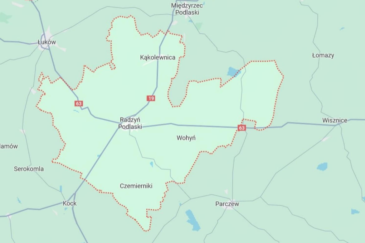 Powiat radzyński – 206,23 zł