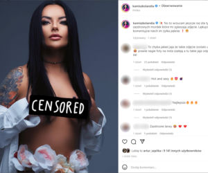 Kamila Wybrańczyk odsłoniła piersi