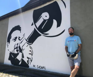 W Katowicach powstał wyjątkowy mural z Rafałem Trzaskowskim. Stworzył go znany artysta [ZDJĘCIA]