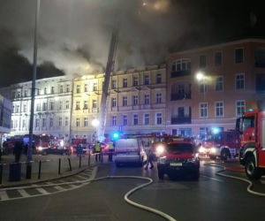Pożar kamienicy przy ul. Kaszubskiej