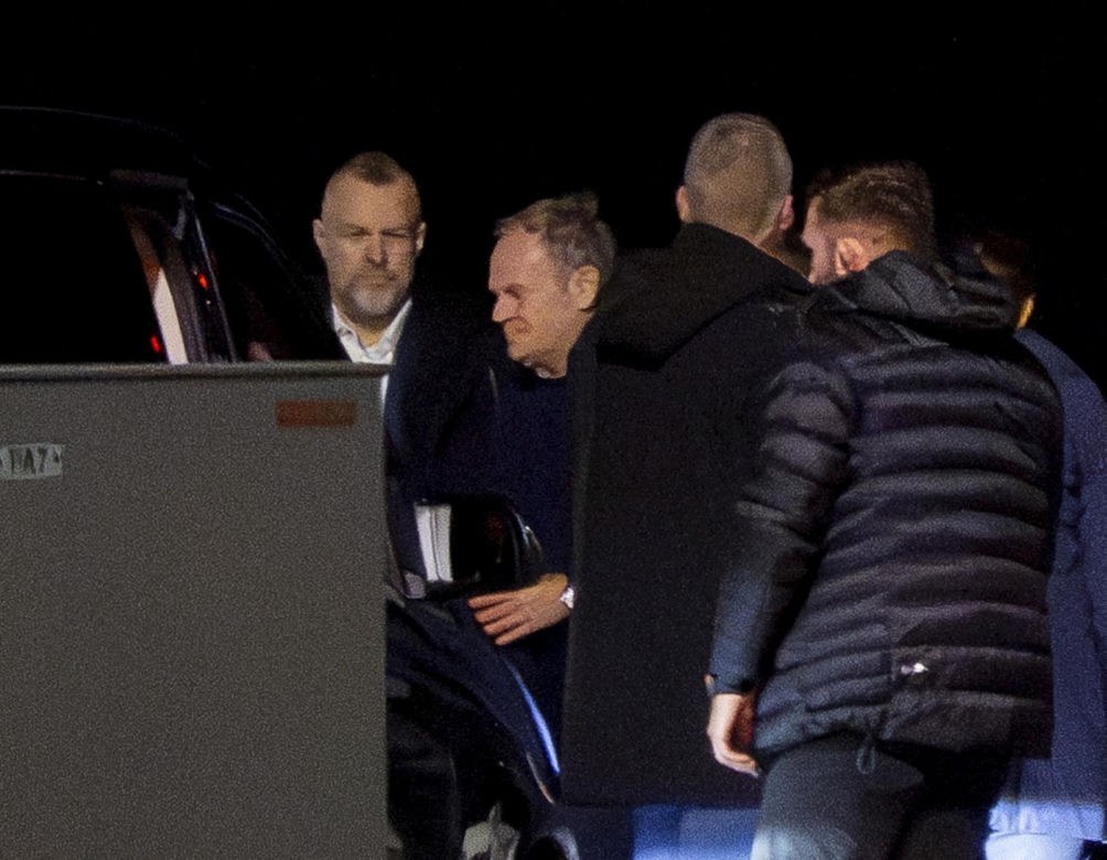 Taki humor miał Donald Tusk po meczu Litwa - Polska