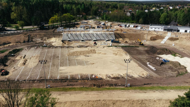 Remont stadionu Granatu w Skarżysku-Kamiennej