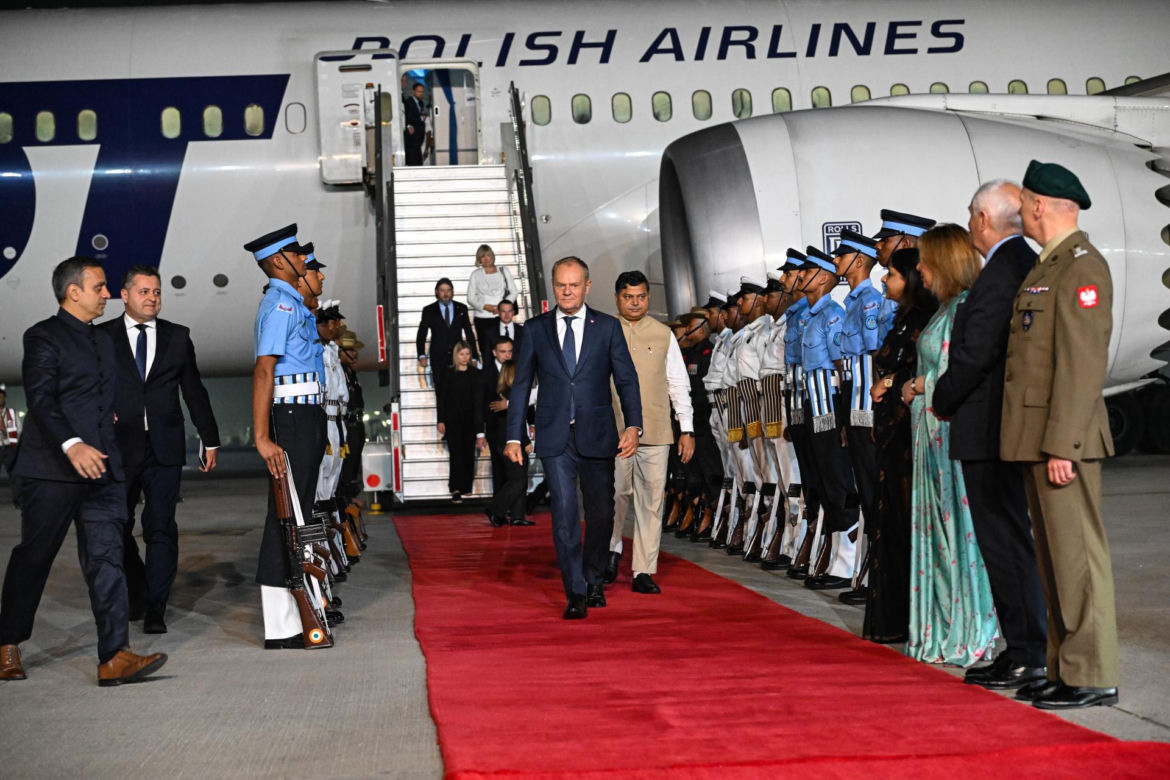 Donald Tusk w Indiach