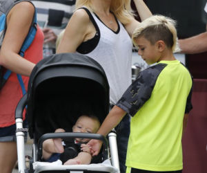 Gwen Stefani z rodziną na lodach