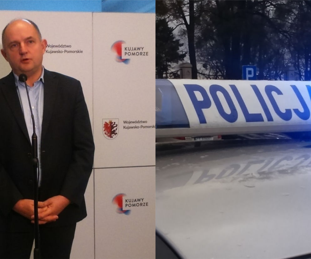 Marszałek Piotr Całbecki pouczony przez policję za potrącenie pieszego