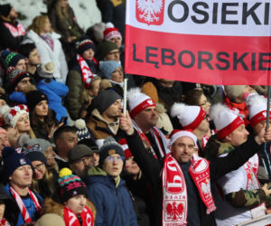 Polscy kibice na skoczni w Wiśle