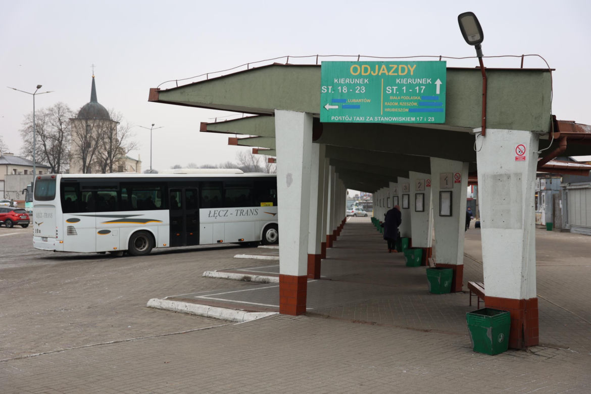 „Stary” dworzec PKS przy al. Tysiąclecia w Lublinie