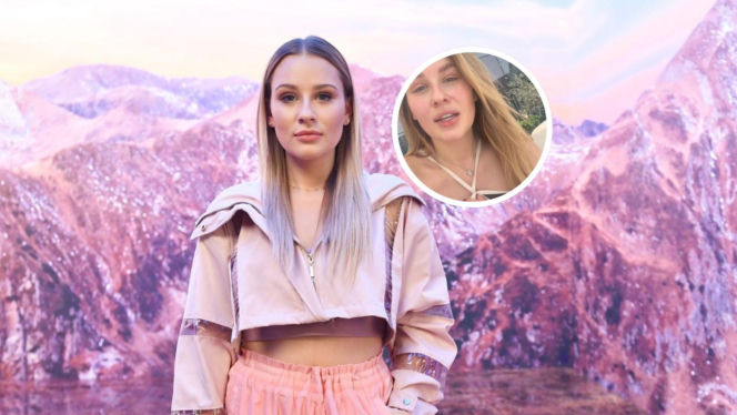 Andziaks siadła nad basenem w Dubaju i zwróciła się do fanów. Influencerka mówi o wybuchach