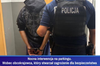 Nocna interwencja policji zakończona deportacją z Polski. 19-latek z Mołdawii nie miał uprawnień 