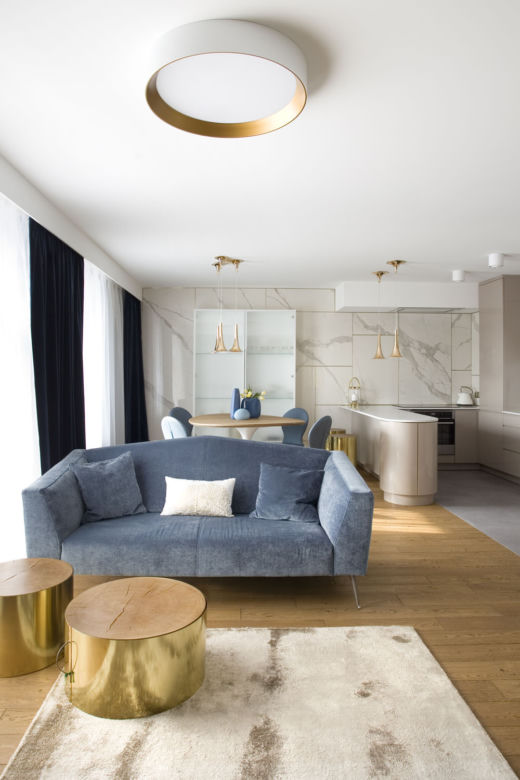 Eleganckie wnętrze apartamentu