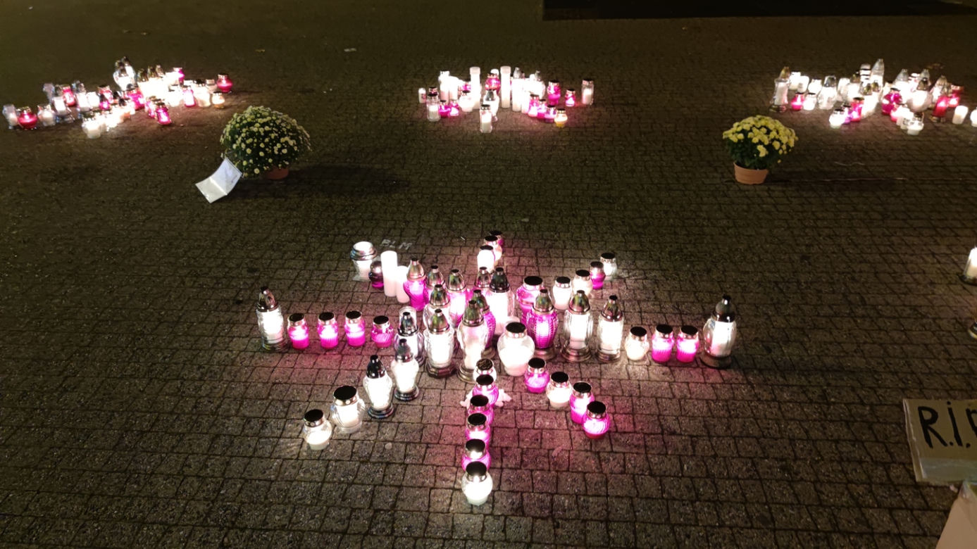 Strajk Kobiet na placu Wolności
