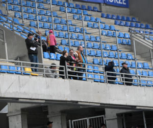 PRES Grupa Deweloperska Toruń - Bayersystem GKM Grudziądz, zdjęcia kibiców i zawodników ze sparingu przed startem PGE Ekstraligi