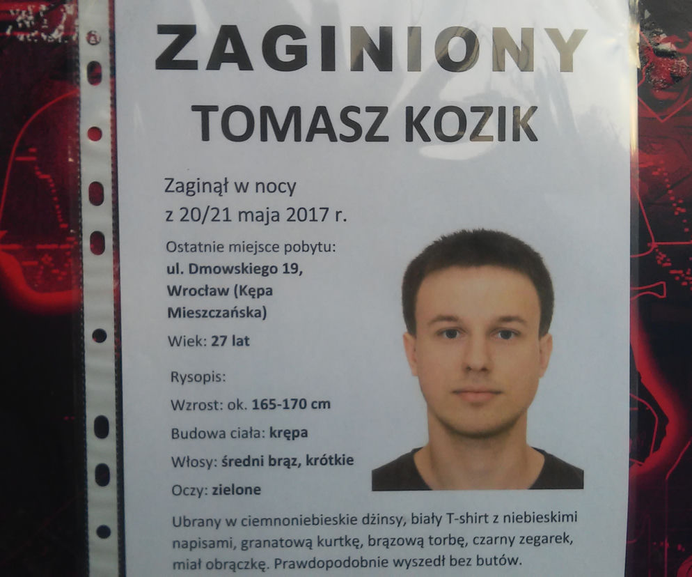 Bliscy Tomasza Kozika rozwiesli plakaty na ulicach Wrocławia
