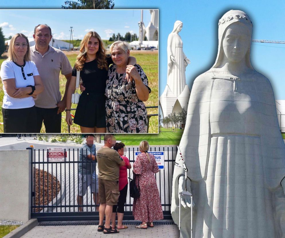 Gigantyczny pomnik Matki Boskiej w Konotopiu. Turyści przyjechali nawet z Niemiec