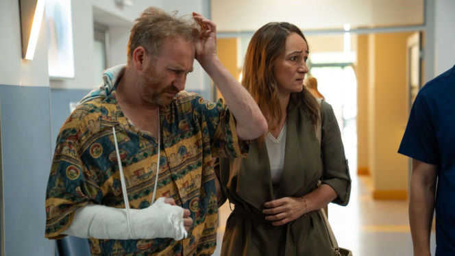 Na dobre i na złe odc. 975. Bartłomiej (Krzysztof Ogłoza), Agnieszka (Justyna Orzechowska