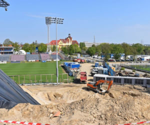 Budowa stadionu w Szczecinie - maj 2020