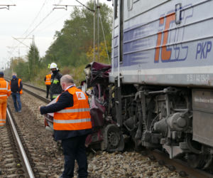 Wypadek na niestrzeżonym przejeździe