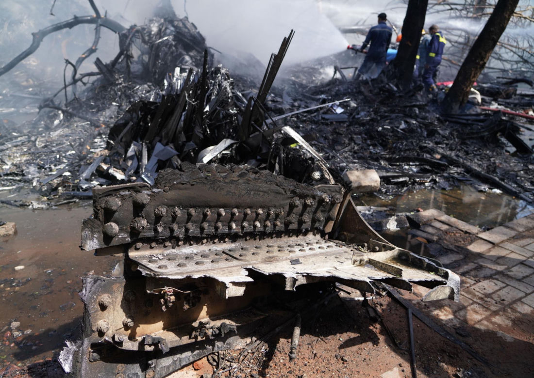 Katastrofa samolotu, który rozbił się w mieście Ahmadabad w północno-zachodnich Indiach w stanie Gudżarat