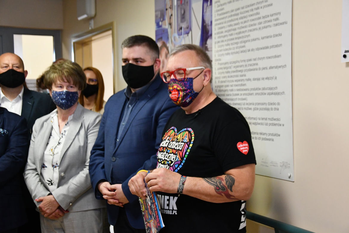Jurek Owsiak otworzył specjalistyczny pododdział dla noworodków im. WOŚP w Bochni 