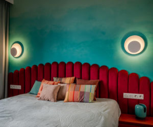 Odważne kolory we wnętrzach - projekt Deer Design