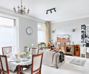 Salon w eklektycznym stylu