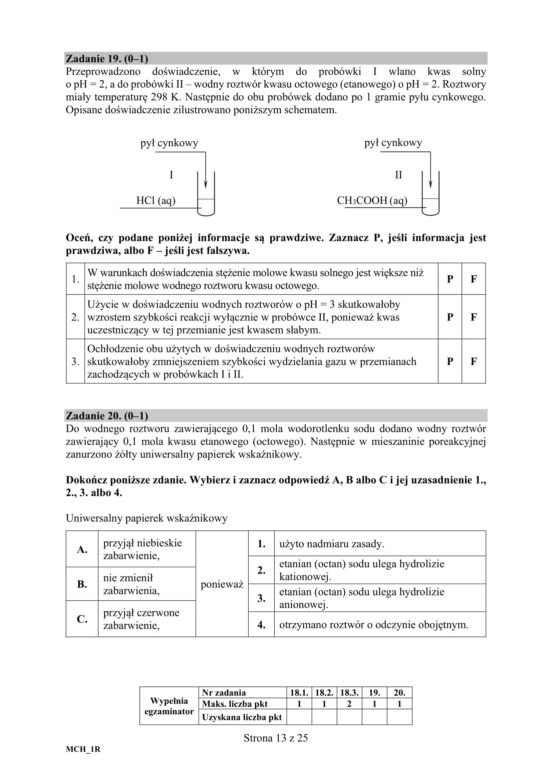 Matura 2019 chemia rozszerzona. ARKUSZE I ODPOWIEDZI