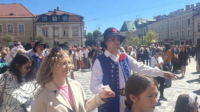 Tak świętowali 3 maja w Lublinie. Polonez z rekordową liczbą par