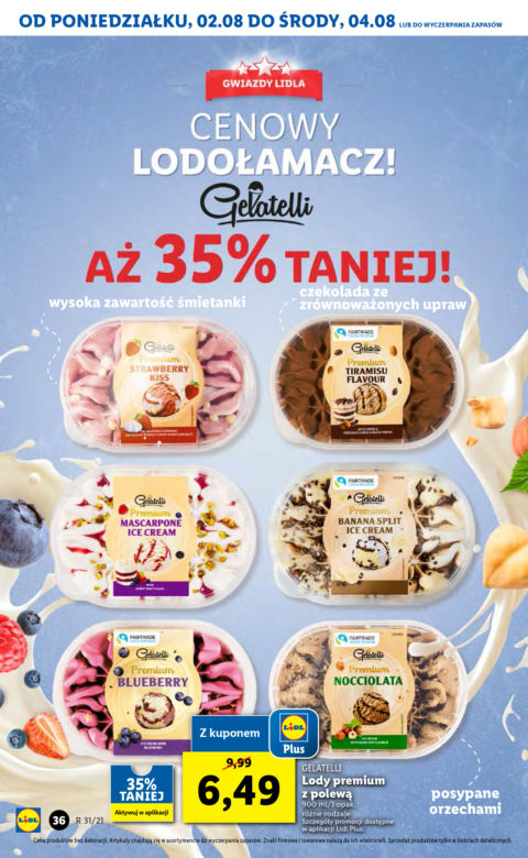 Promocje w Lidlu do środy 4.08