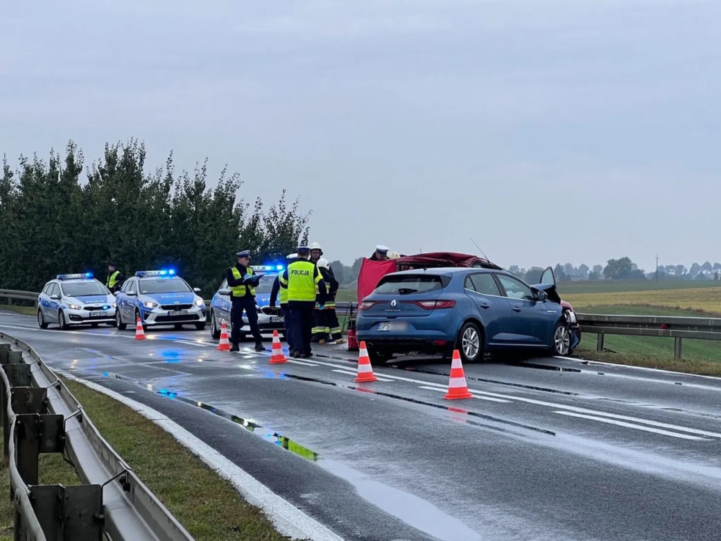 Śmiertelny wypadek w Mąkowarsku! Czarna seria na DK 25 [ZDJĘCIA]